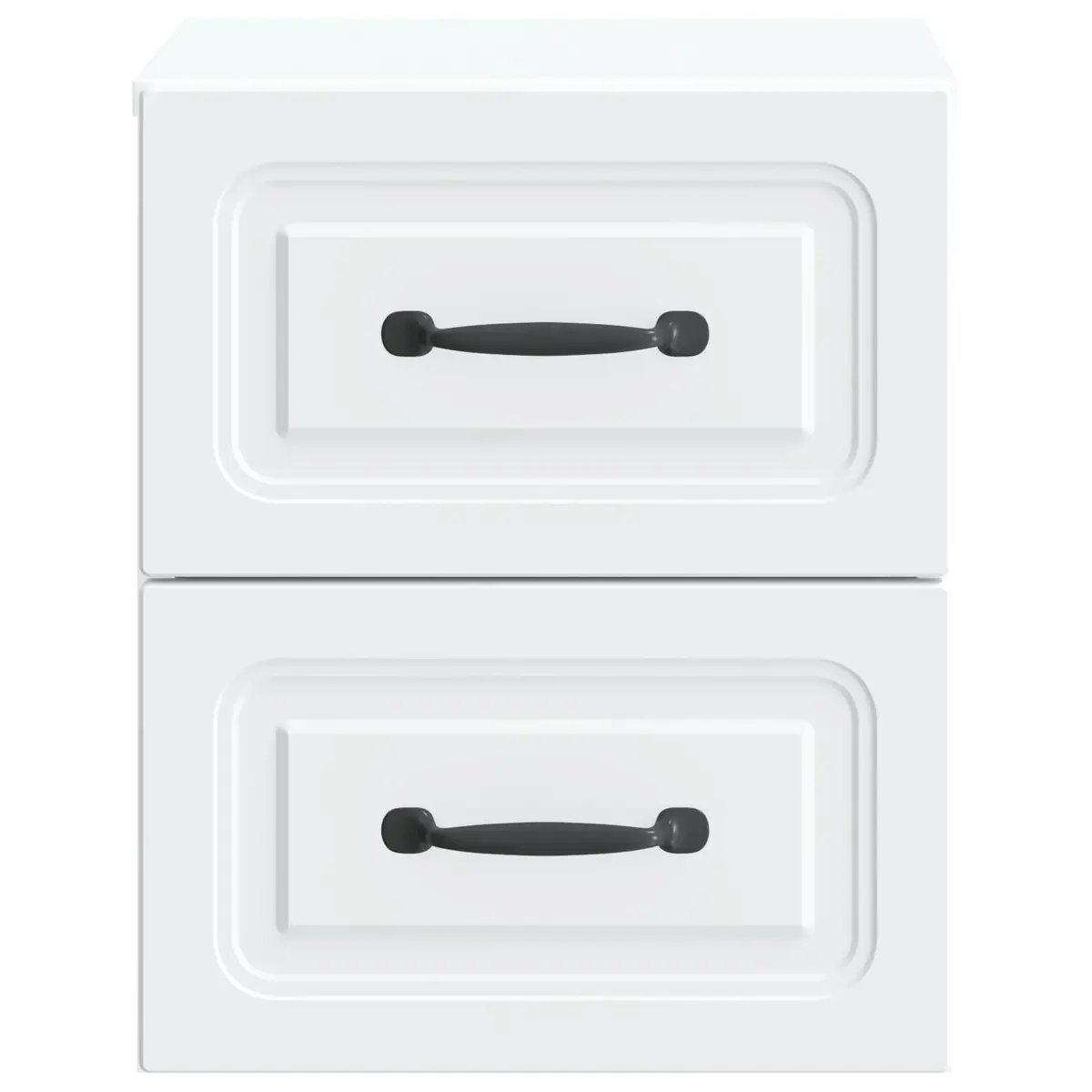 Wall-Mounted Bedside Cabinet with Sliding Doors