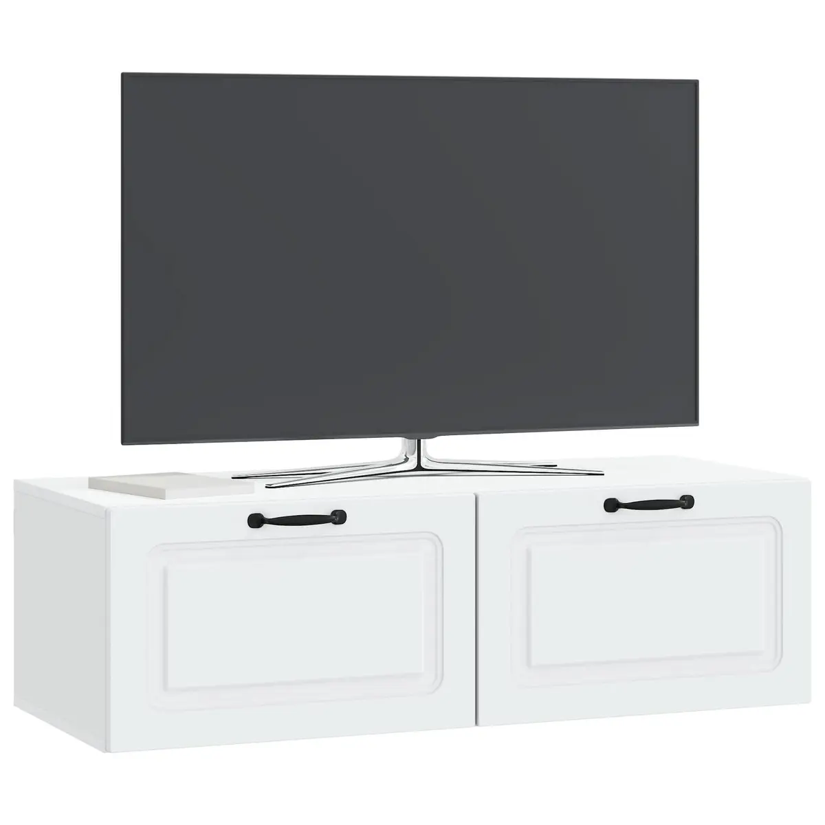 TV Cabinet Engineered Wood 98 x 41 x 30 cm White