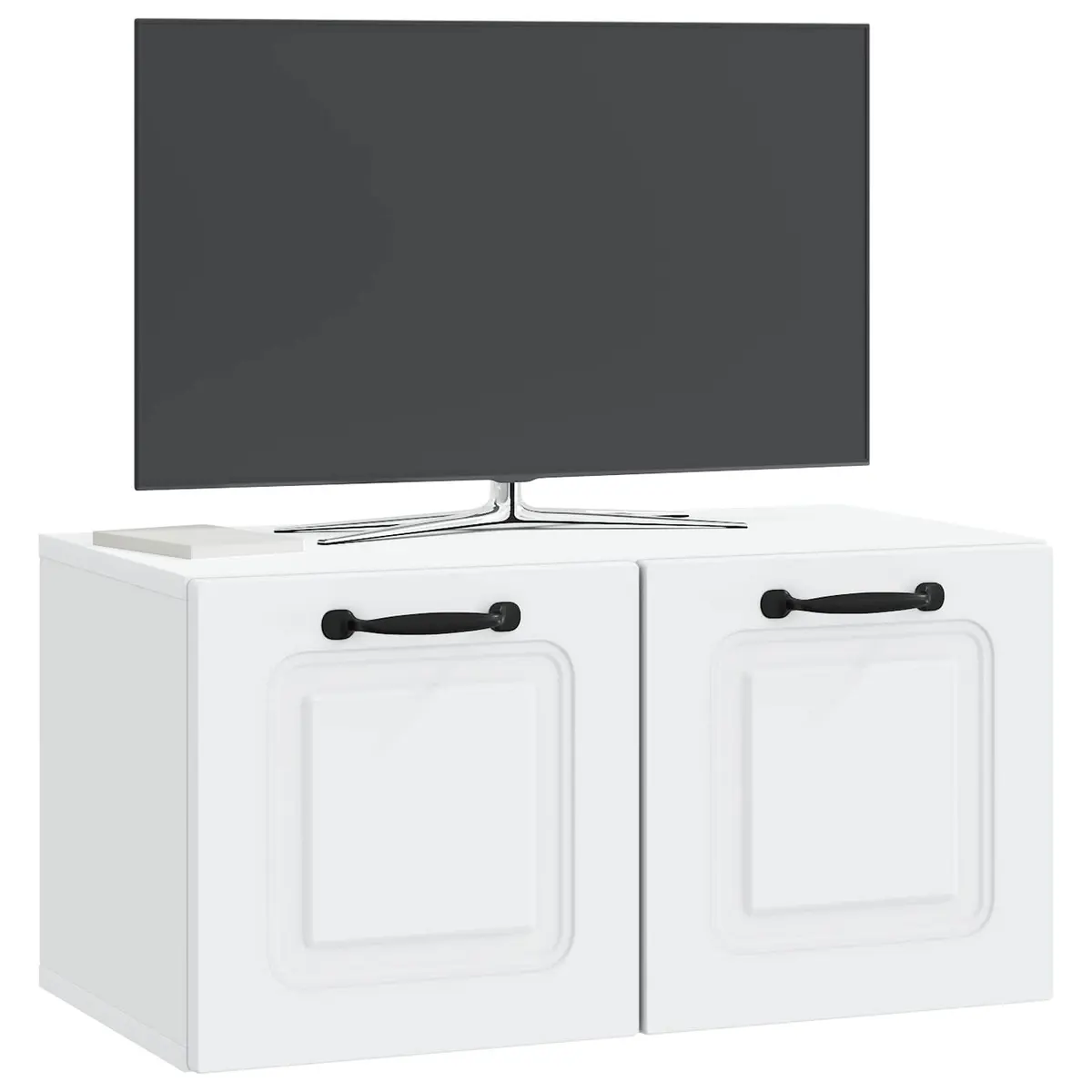 Wall-Mounted TV Cabinet Engineered Wood 59.5 x 31 x 30 cm White