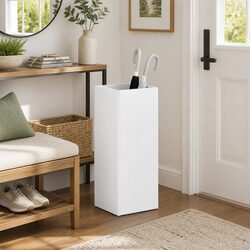 Sleek White Umbrella Stand for Modern Homes