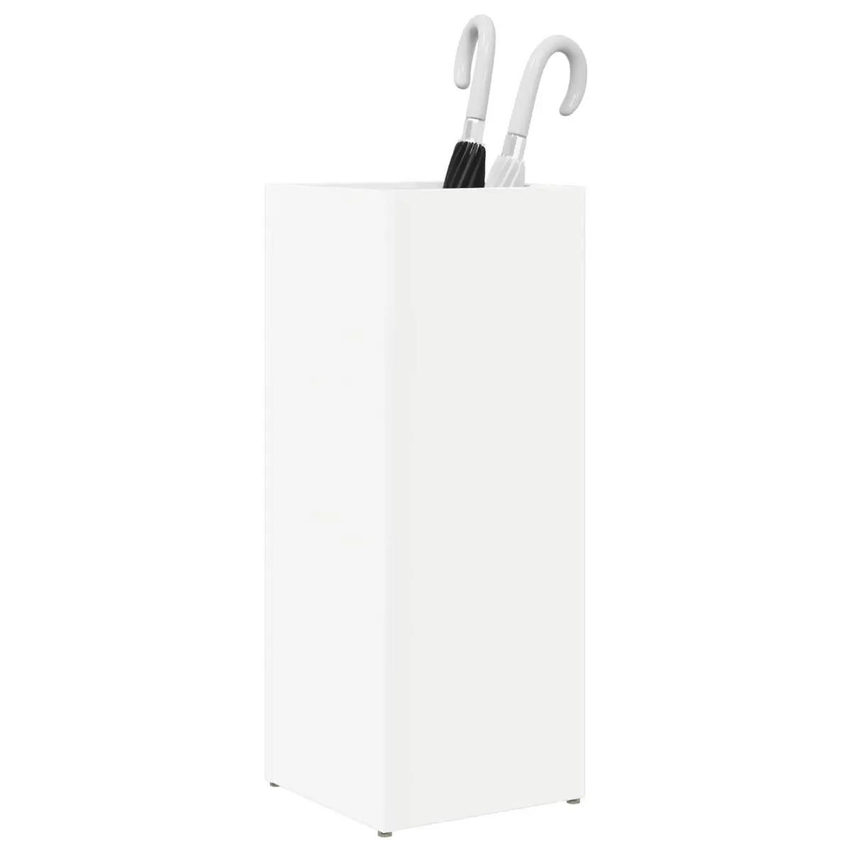 Umbrella Stand White Modern Storage Rack Hallway Entryway Organiser Engineered