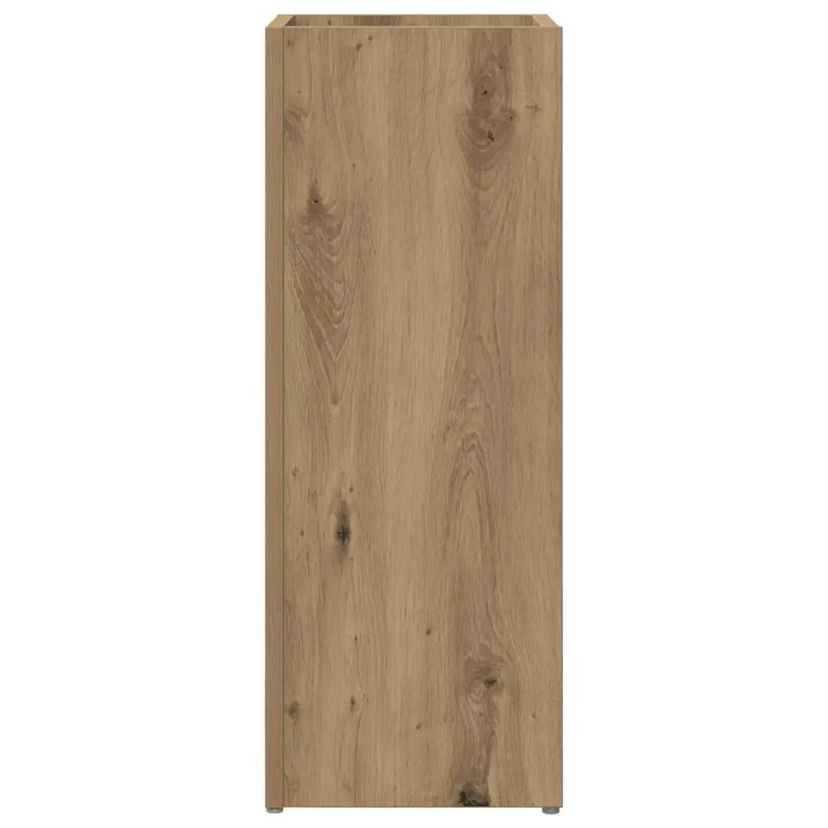 Umbrella Stand Wooden Storage Organizer Modern Design Hallway Entryway Brown