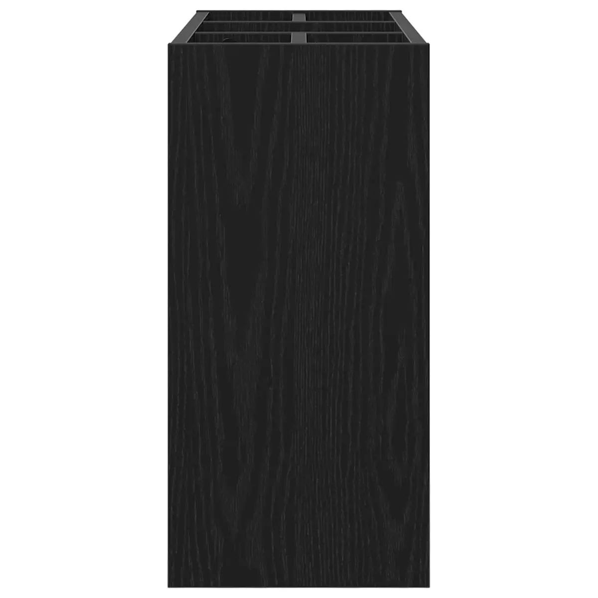 Umbrella Stand Engineered Wood 65cm Black Oak
