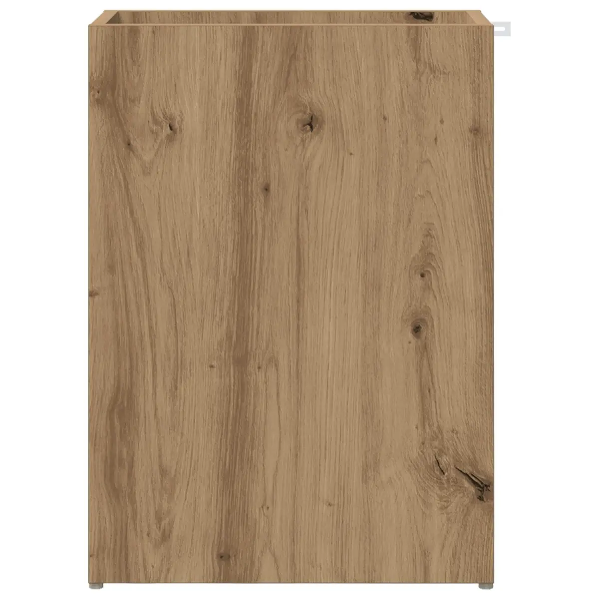 Rectangular Brown Umbrella Stand for Entryway Storage