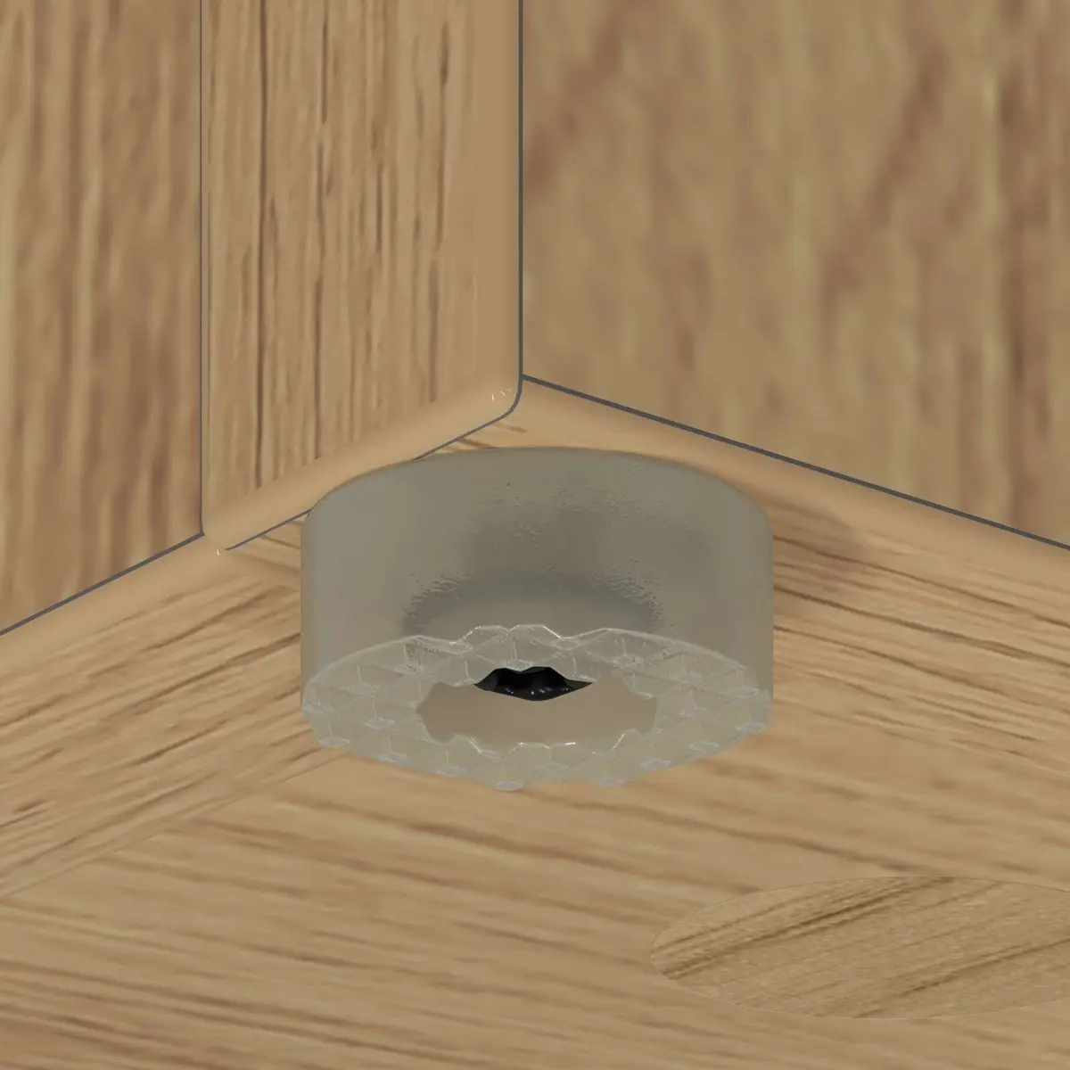 Rectangular Brown Umbrella Stand for Entryway Storage