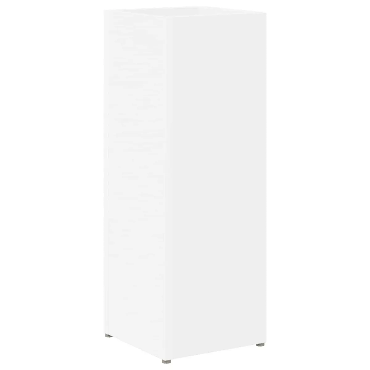 White Wooden Umbrella Stand for Organized Storage