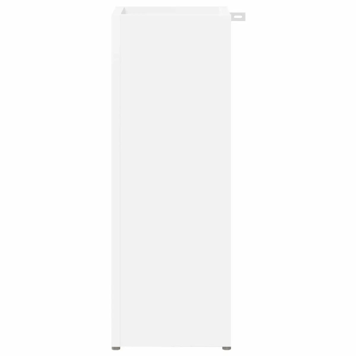 White Wooden Umbrella Stand for Organized Storage