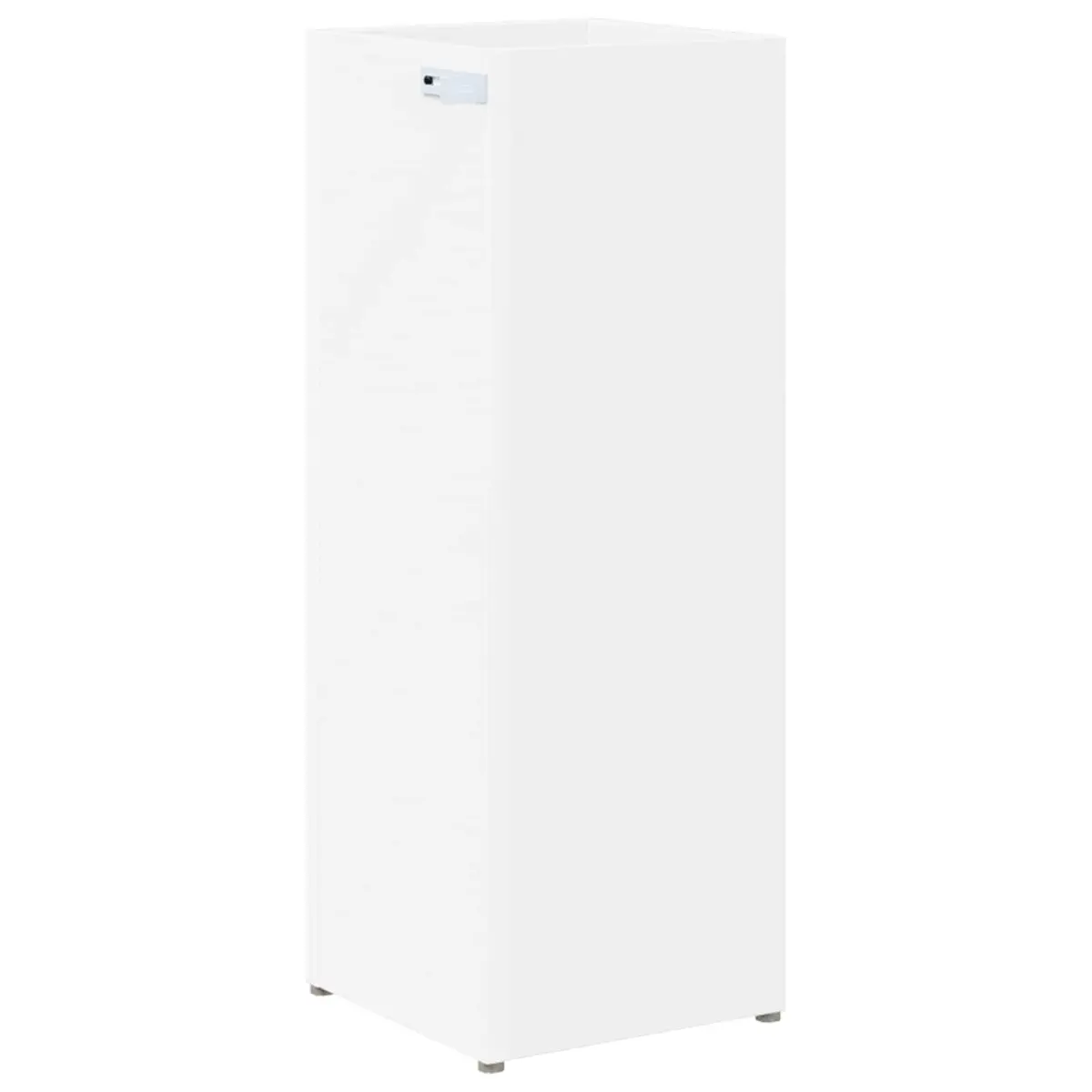 White Wooden Umbrella Stand for Organized Storage