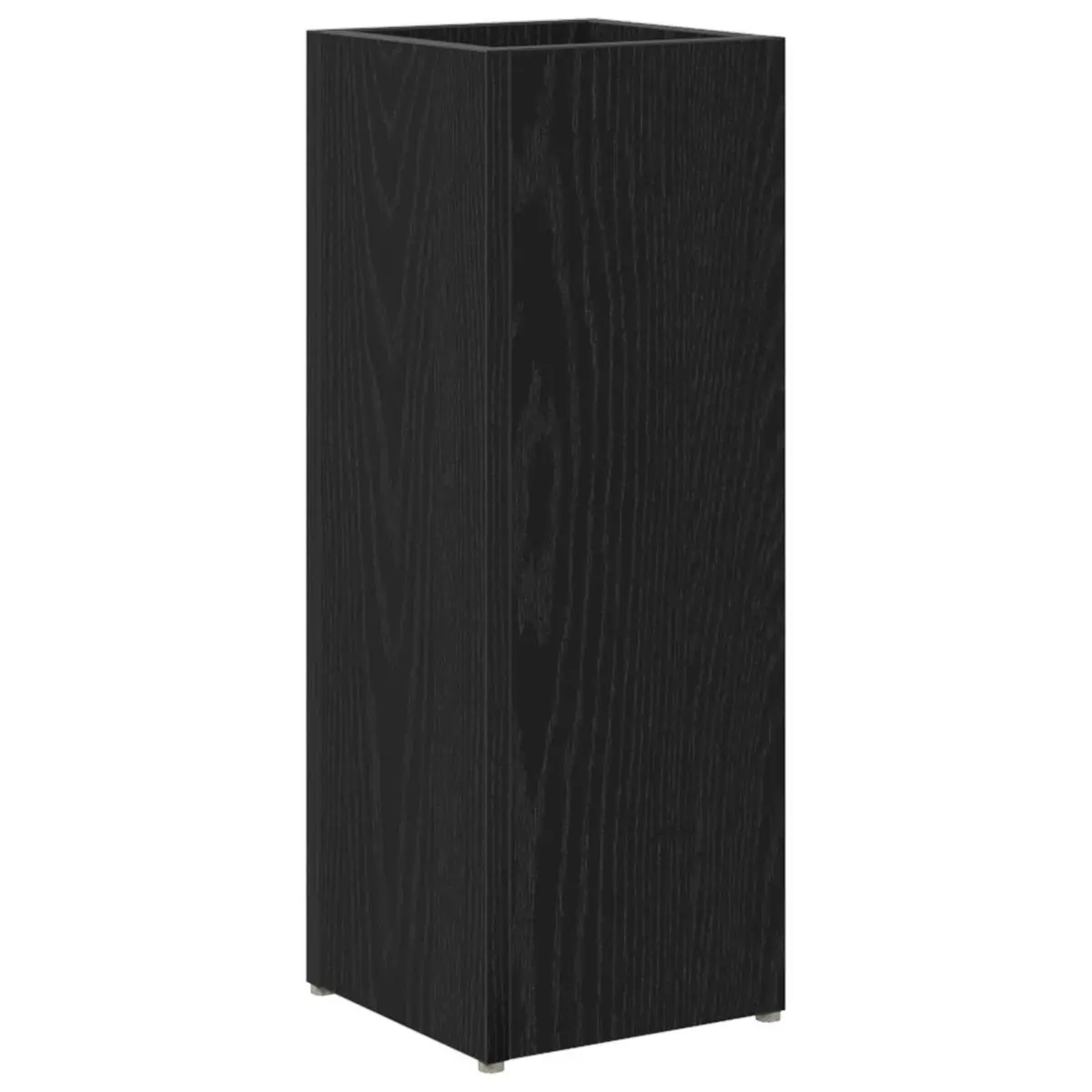 Umbrella Stand Engineered Wood Rectangular Black