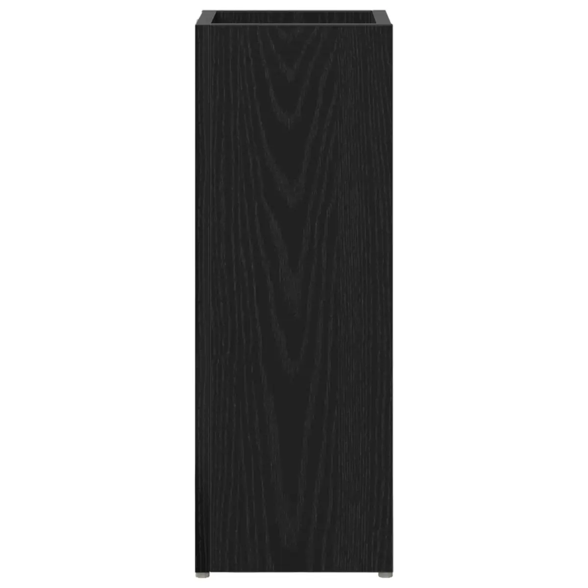 Umbrella Stand Engineered Wood Rectangular Black