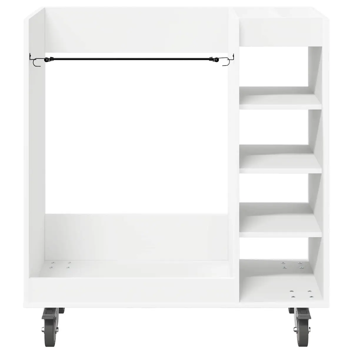 Golf Cabinet Wooden White Indoor Storage with Shelves