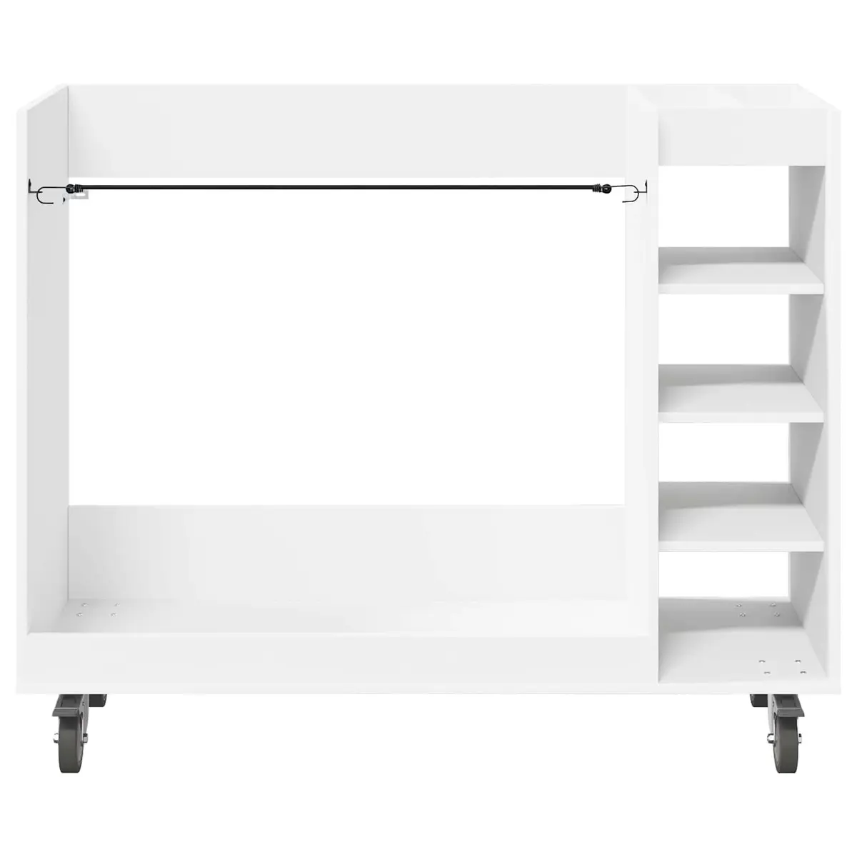 Golf Cabinet Wooden Storage Organizer White Indoor 120 x 45 x 98 cm