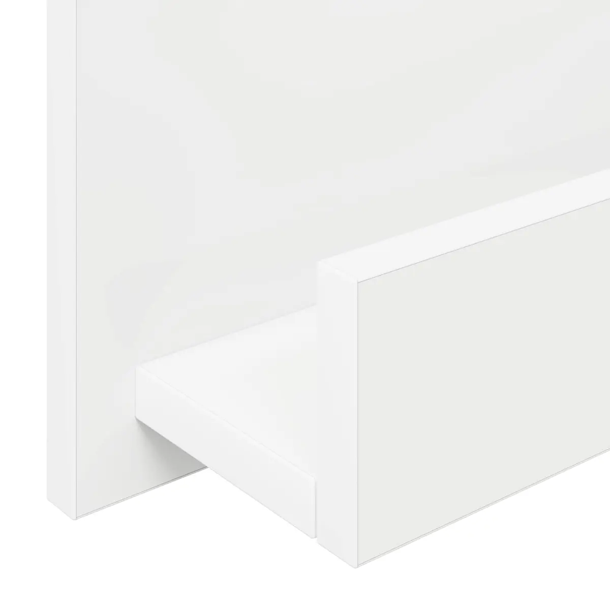 Magazine Rack Engineered Wood 43cm White