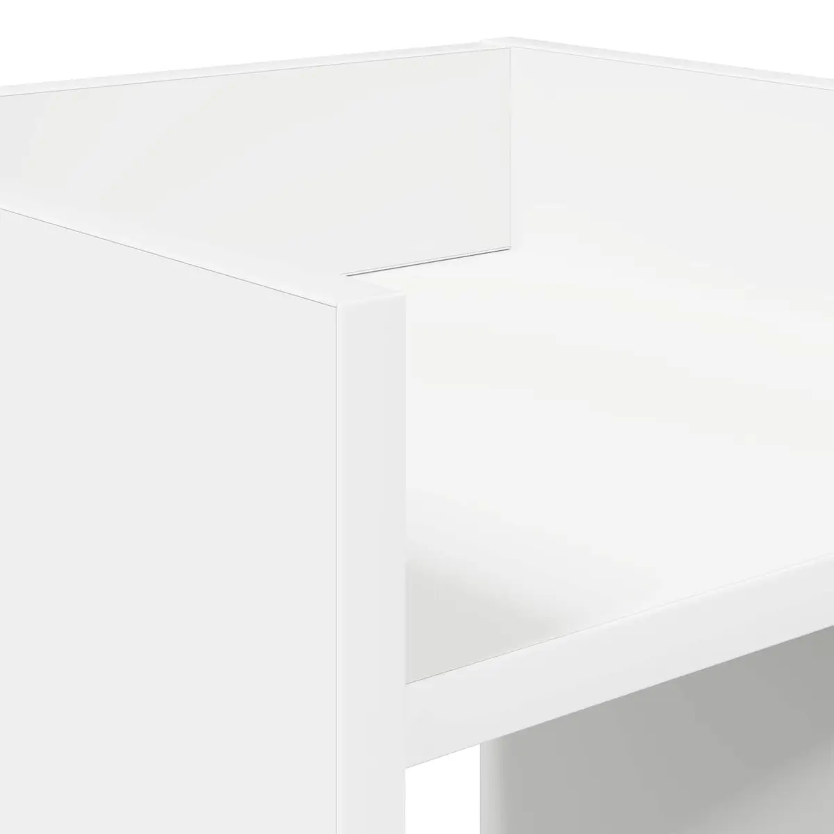 Plant Stand Engineered Wood 30 x 30 x 100 cm White 2 pcs Indoor Vertical Display Organizer