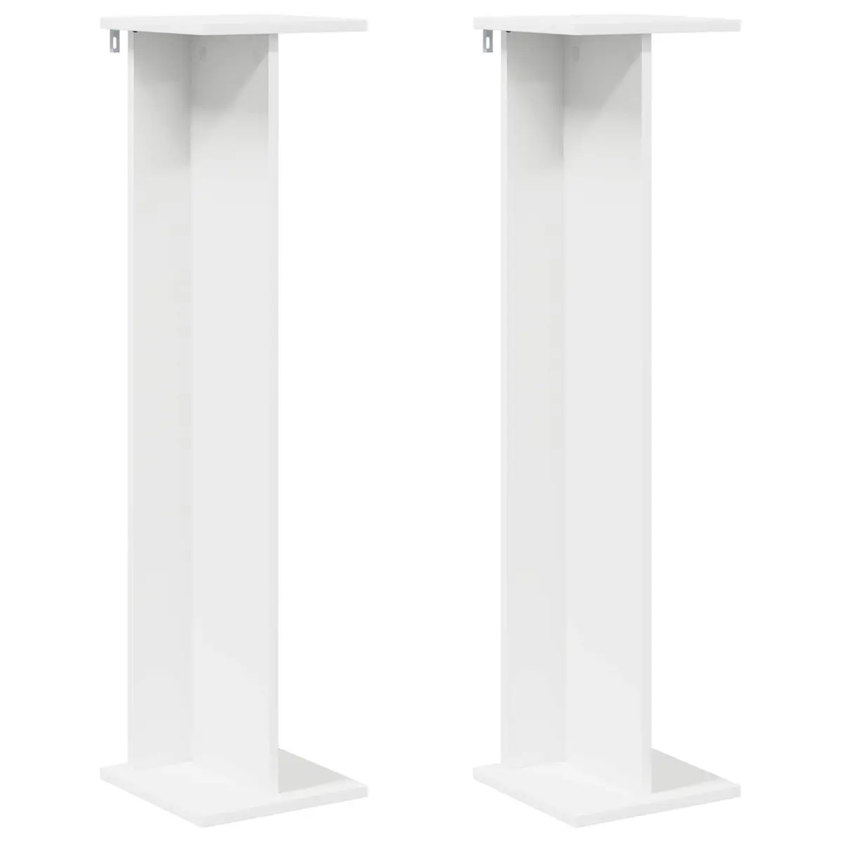 White Plant Stand 2 pcs Modern Multi-Tier Display