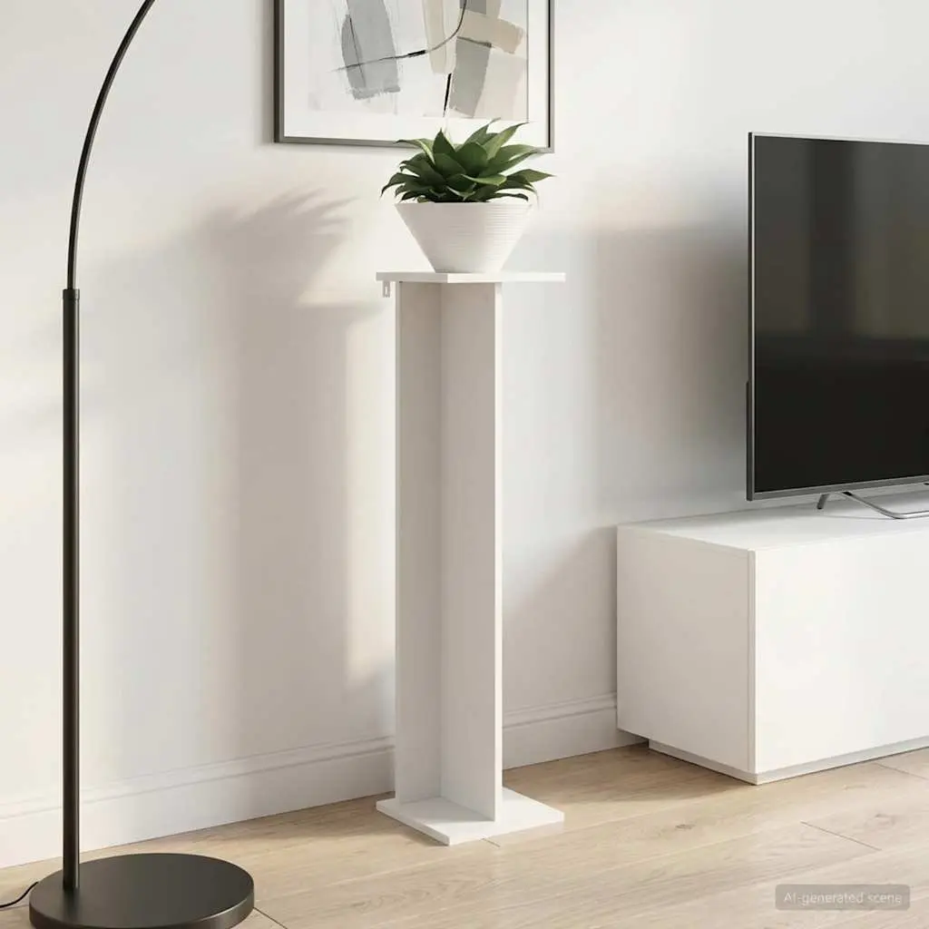 White Plant Stand 2 pcs Modern Multi-Tier Display