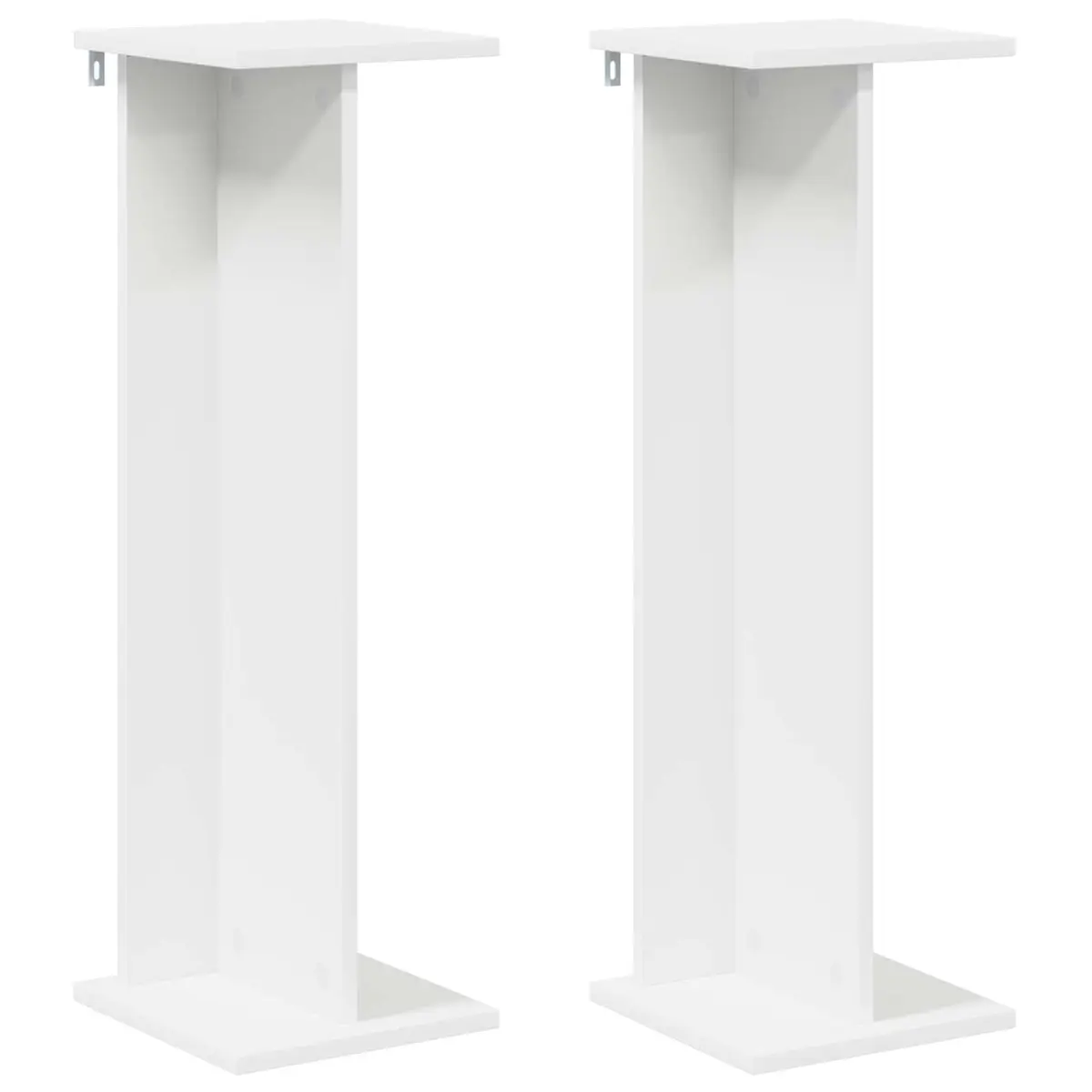 Plant Stand 2 Pieces White Modern Multi-Tier Display Indoor Living Room Garden