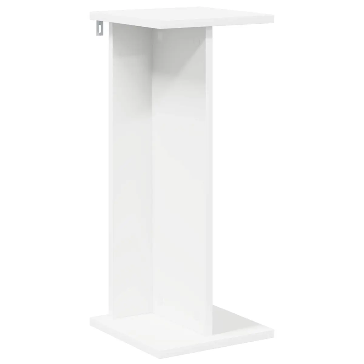 Plant Stand Engineered Wood 25 x 25.5 x 60.5 cm White 2 Piece Multi-Tier Indoor