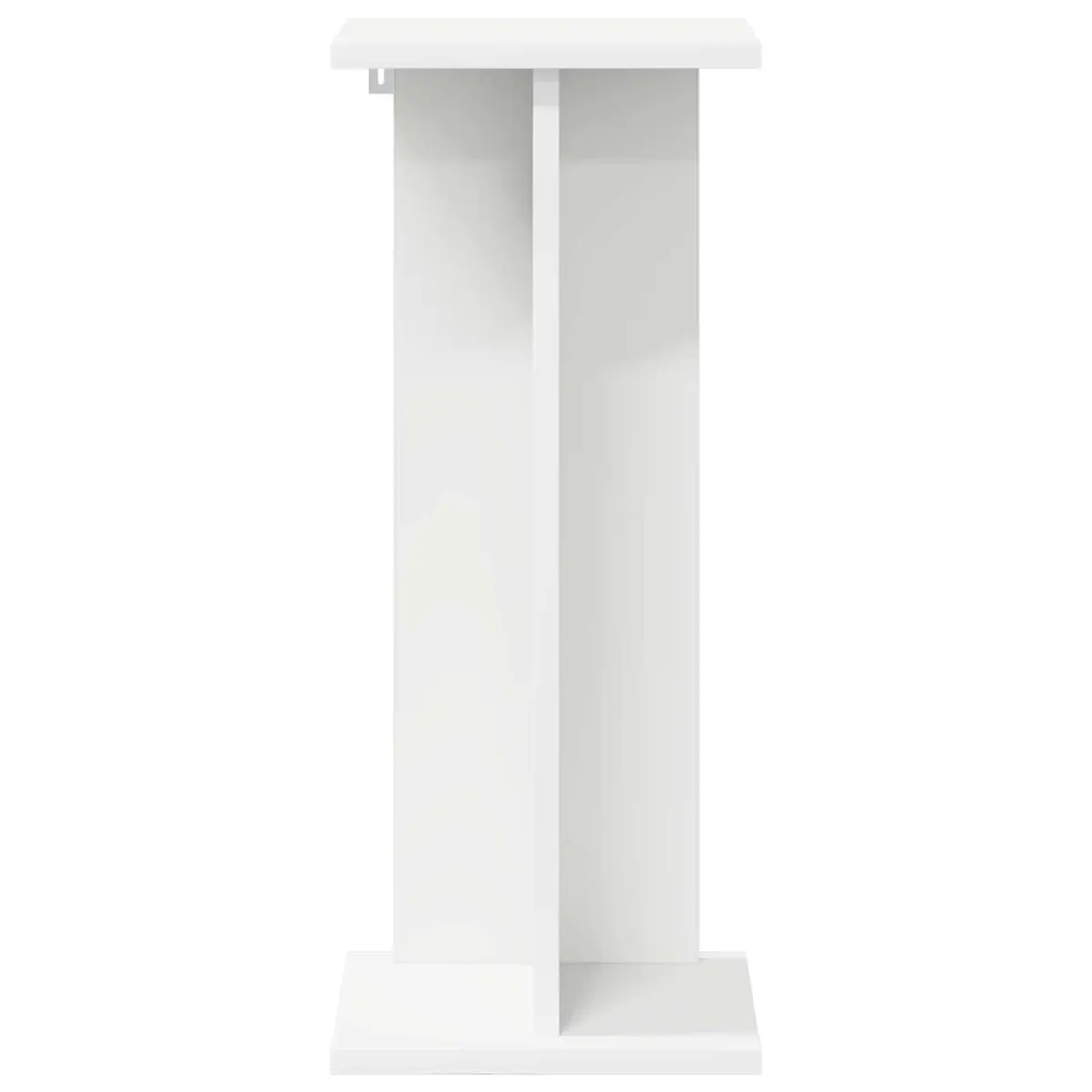 Plant Stand Engineered Wood 25 x 25.5 x 60.5 cm White 2 Piece Multi-Tier Indoor