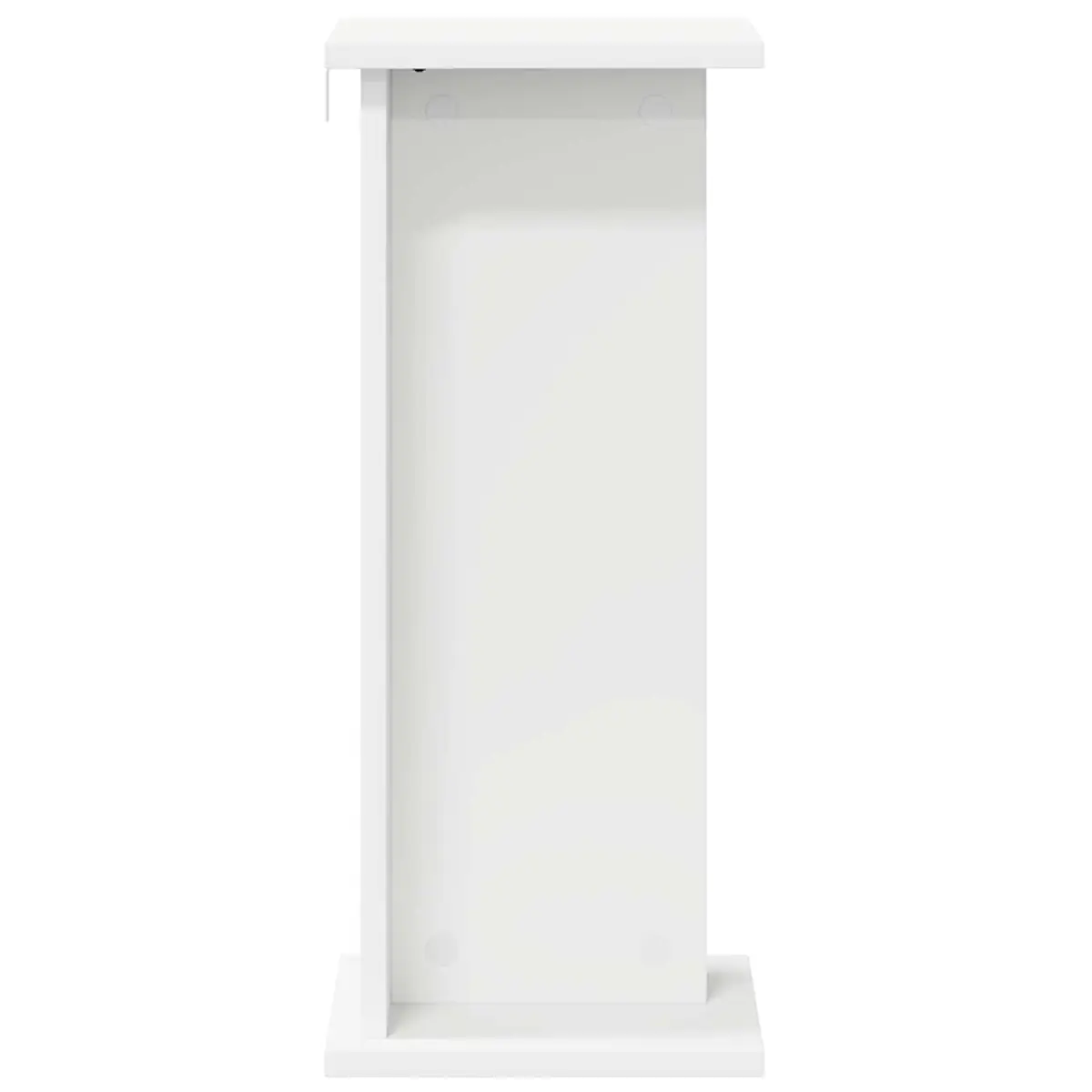 Plant Stand Engineered Wood 25 x 25.5 x 60.5 cm White 2 Piece Multi-Tier Indoor