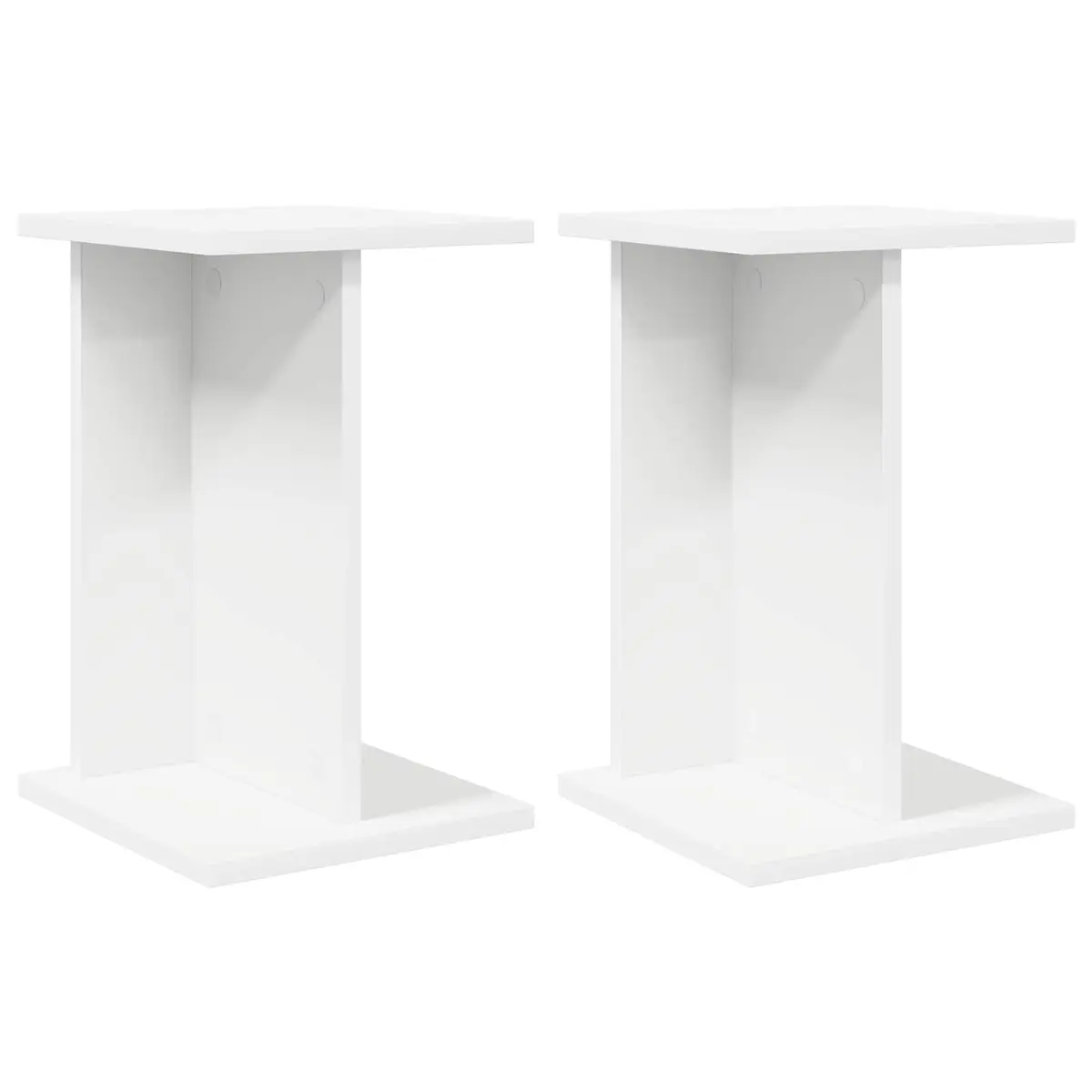 2-Piece White Multi-Tier Plant Stand
