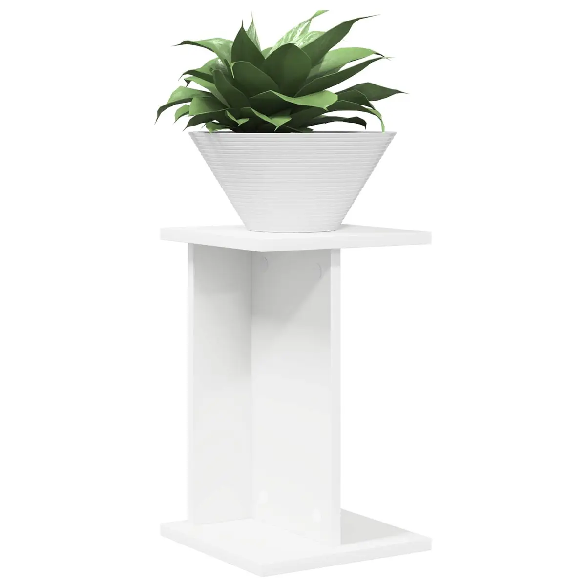2-Piece White Multi-Tier Plant Stand
