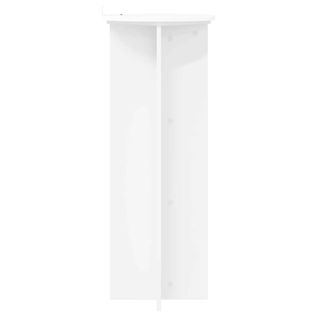 Plant Stand Engineered Wood Ø40 x 100 cm White 2 pcs