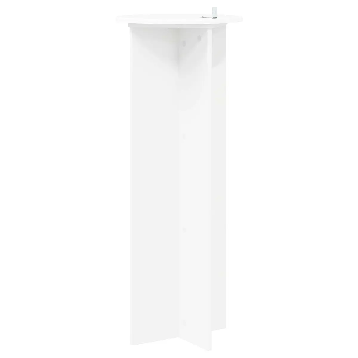 Plant Stand Engineered Wood Ø40 x 100 cm White 2 pcs