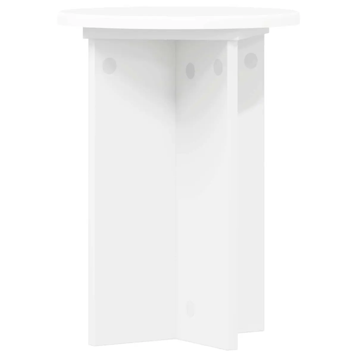 Plant Stand 2 Pieces White Modern Indoor Display Engineered Wood 29.5 x 40 cm