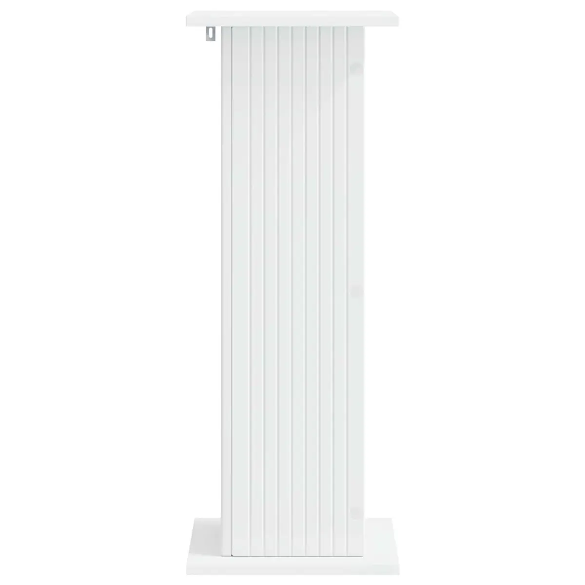 Plant Stand 2 Pieces White Indoor Display Riser Home Garden Décor 30.5 x 30 x