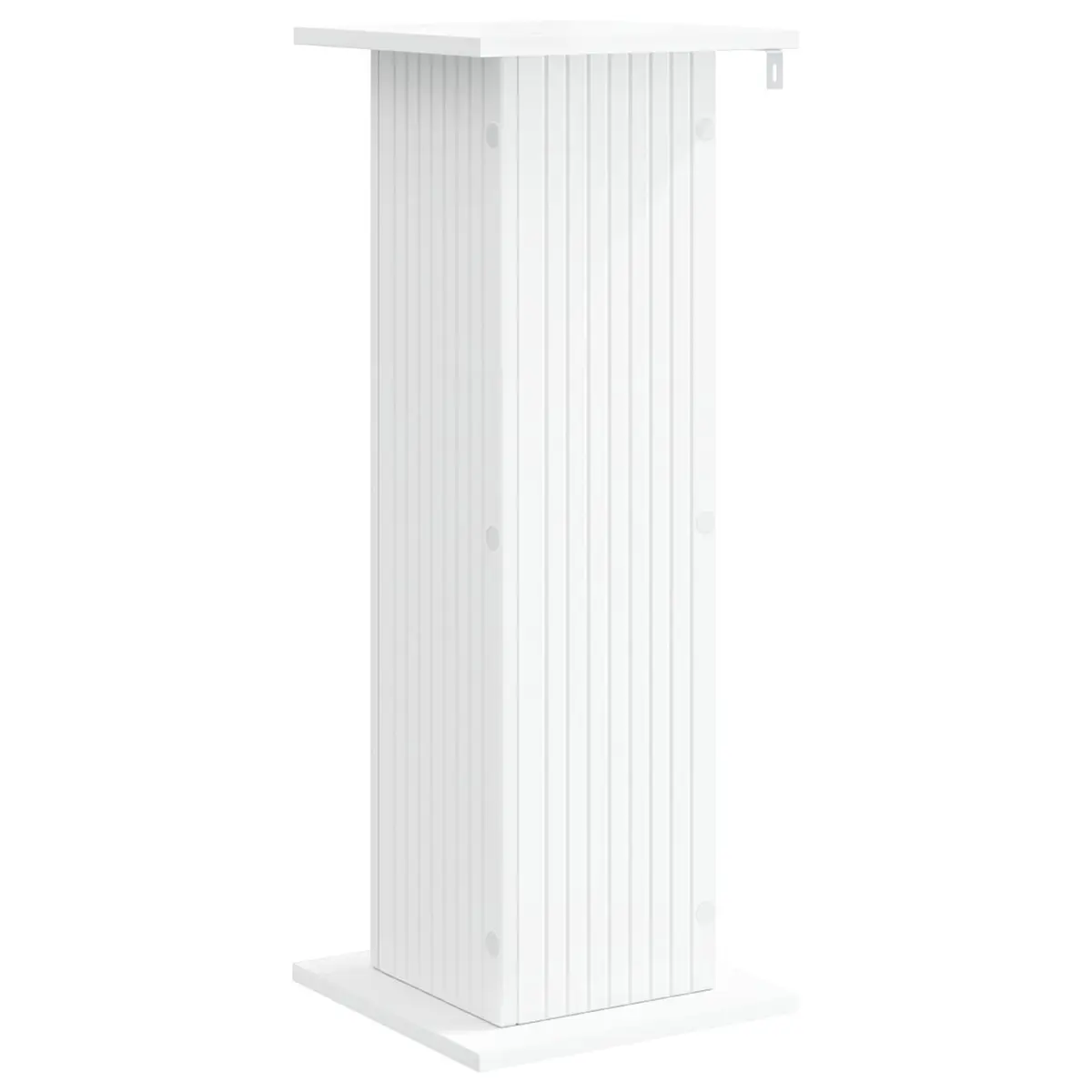 Plant Stand 2 Pieces White Indoor Display Riser Home Garden Décor 30.5 x 30 x