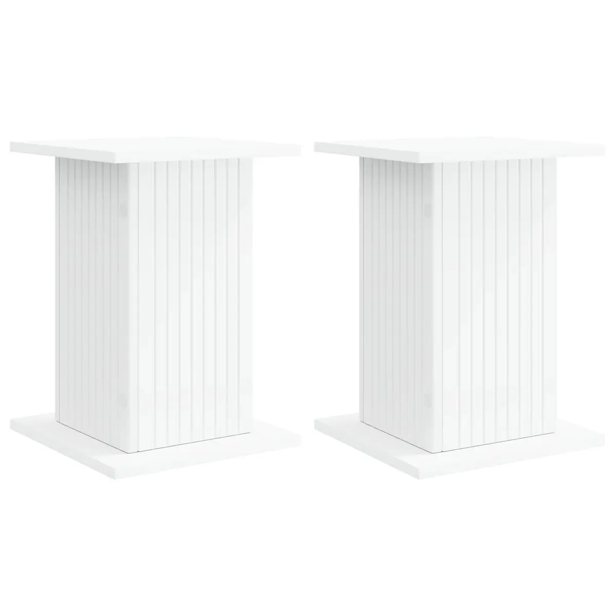White Plant Stand Set for Indoor Décor
