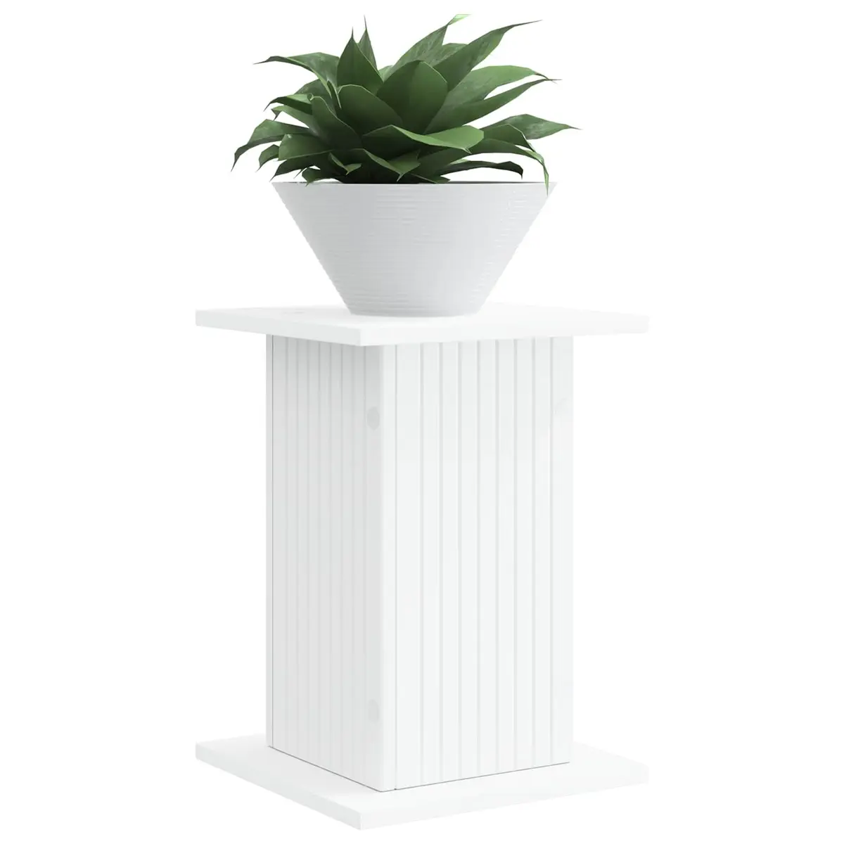 White Plant Stand Set for Indoor Décor