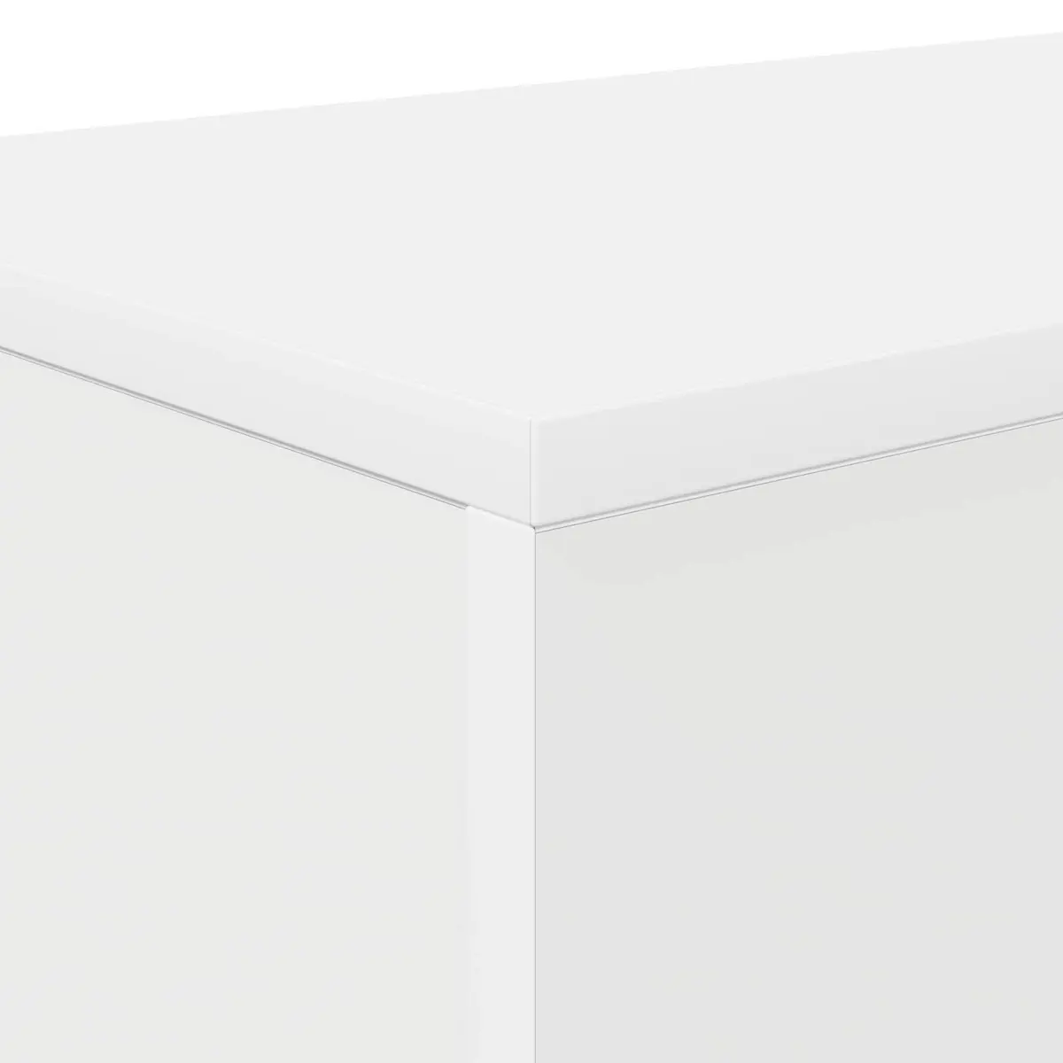 Console Table 101 x 29 x 74 cm with Shelves