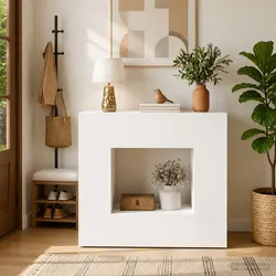 Sturdy Console Table with Storage for Living Spaces