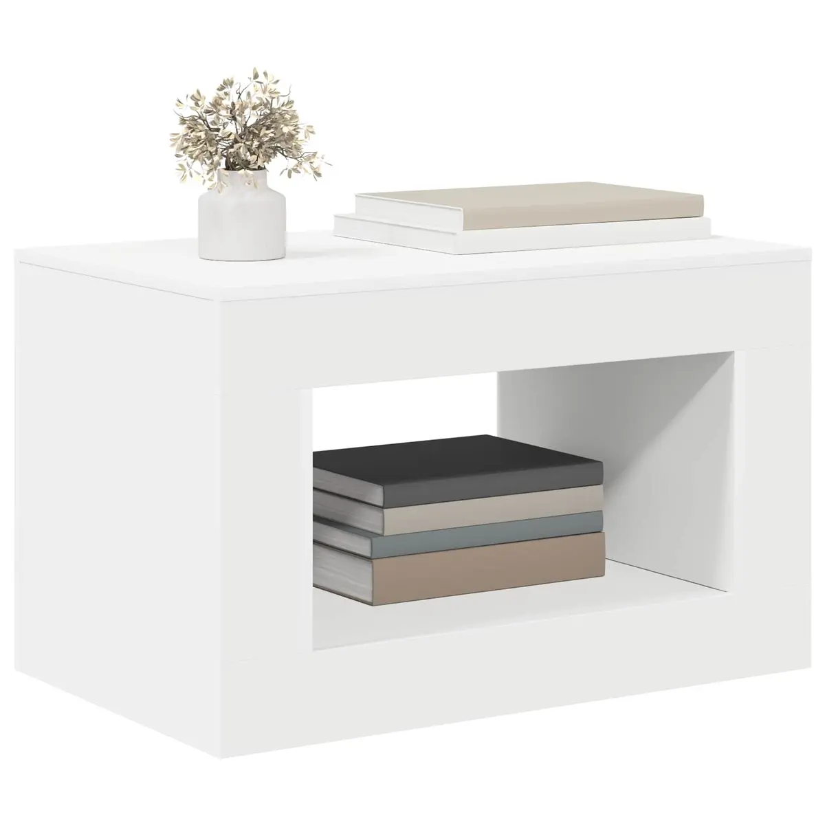 White Coffee Table with Durable Build