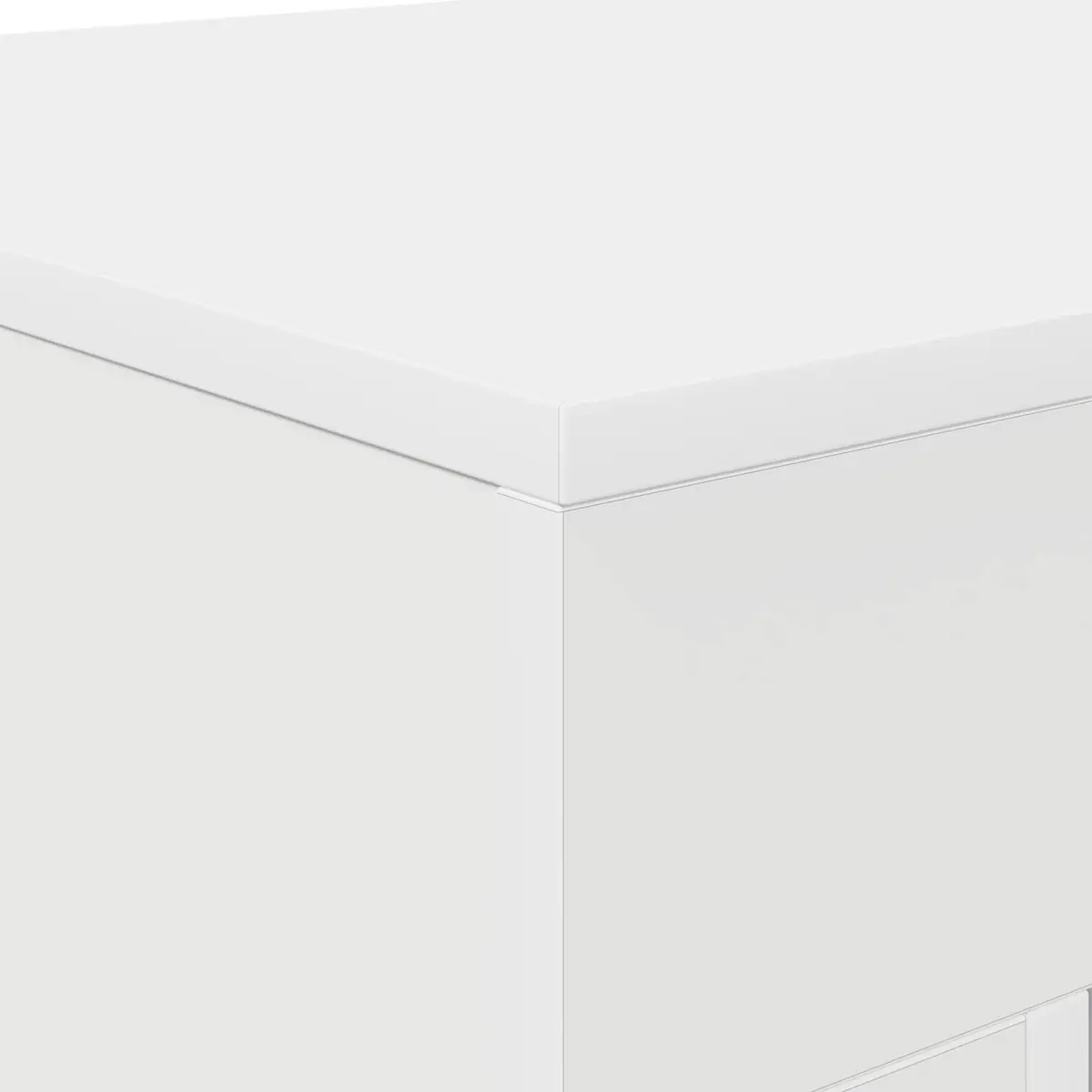 White Coffee Table with Durable Build