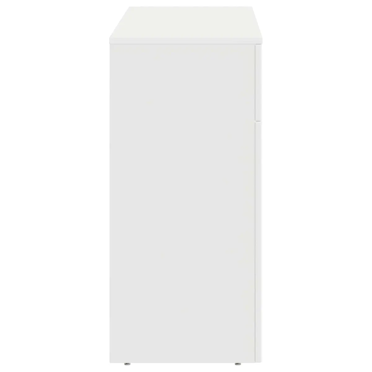 Coffee Table White Rectangular Modern Living Room Accent Furniture Engineered