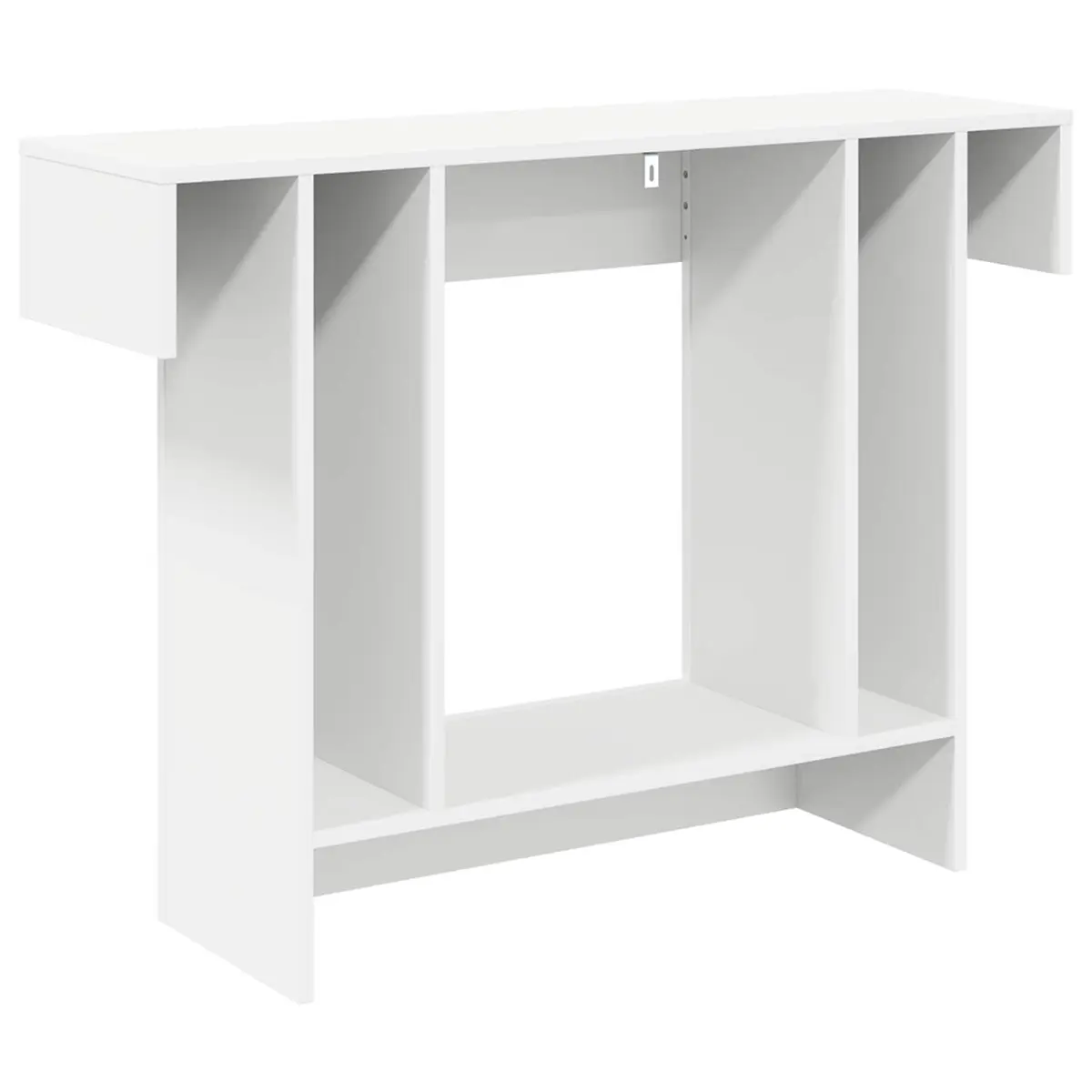 Console Table White Modern Minimalist Entryway Living Room Accent Storage Shelf