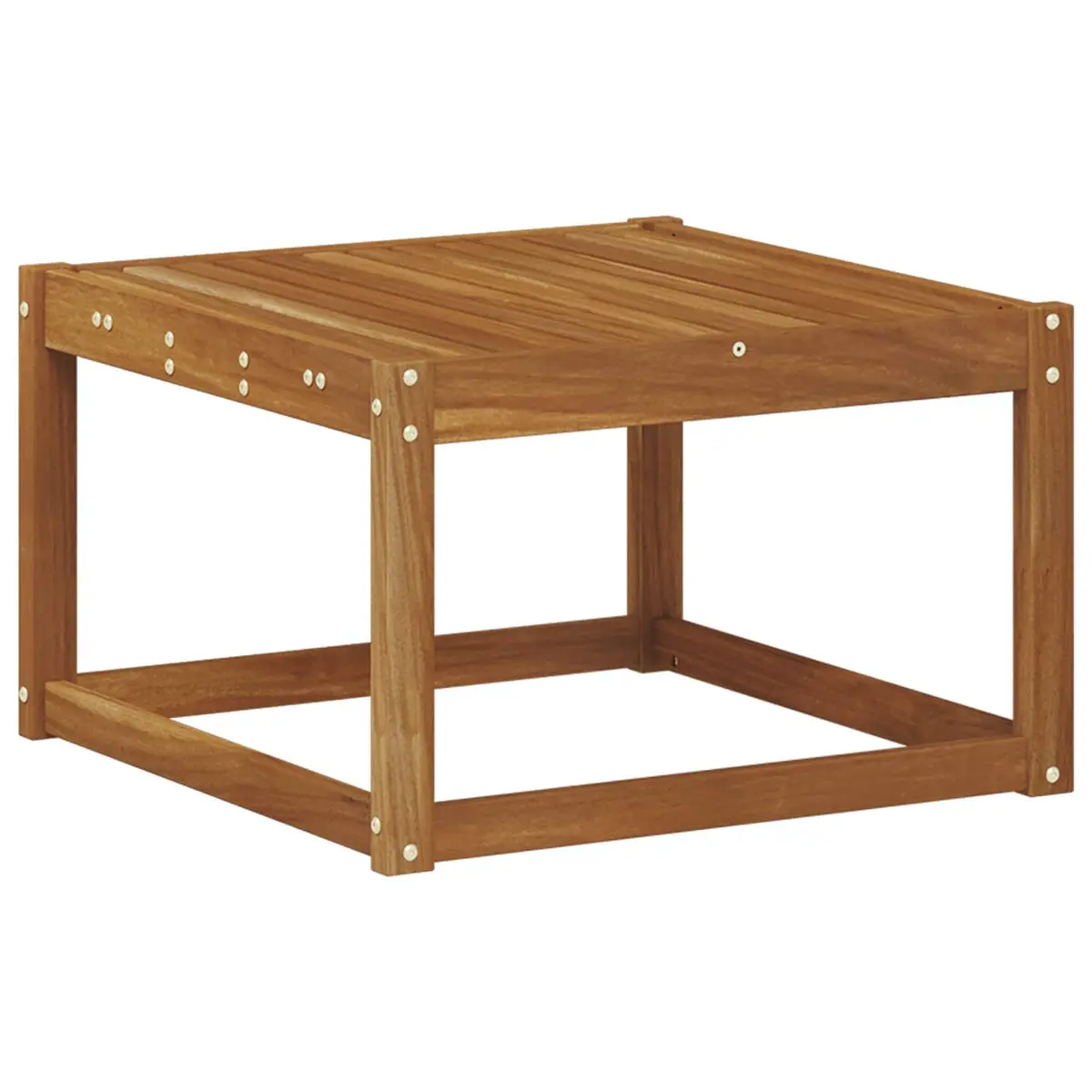 Outdoor Table Solid Acacia Wood Garden Side Table Balcony Backyard 59x59x37cm