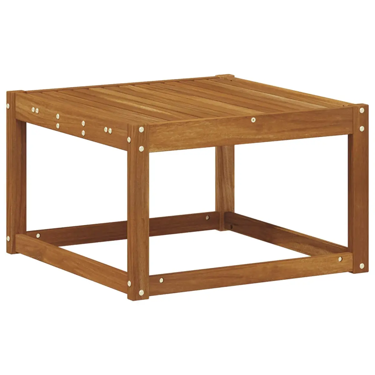 Outdoor Table Solid Acacia Wood Garden Side Table Balcony Backyard 59x59x37cm