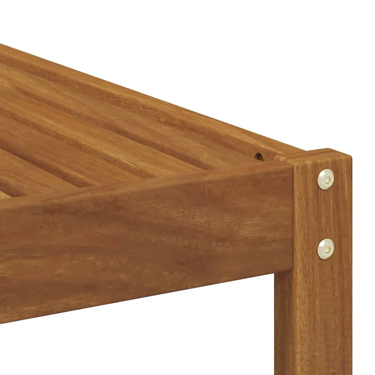 Outdoor Table Solid Acacia Wood Garden Side Table Balcony Backyard 59x59x37cm