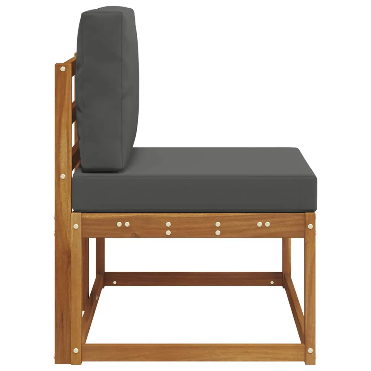 Modular Outdoor Sofa End Unit for Gardens and Balconies