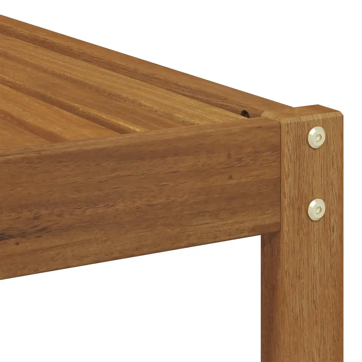 Brown Modular Outdoor Sofa 2 Piece Seating Unit
