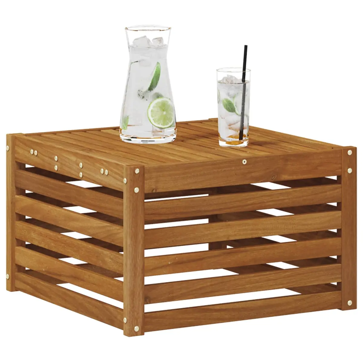 Solid Acacia Wood Outdoor Table for Garden