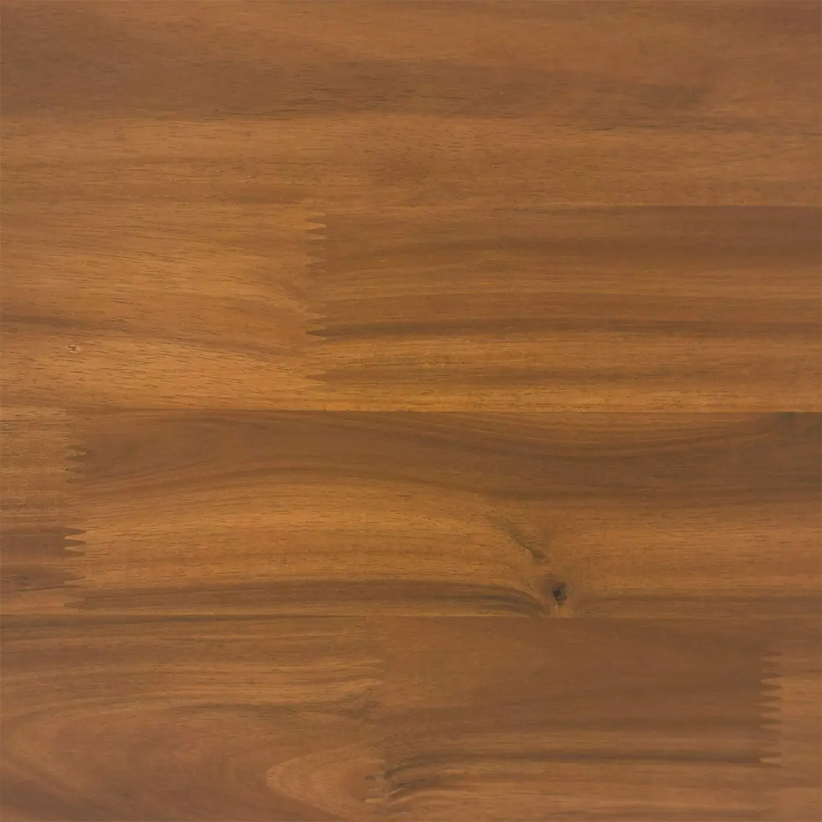 Solid Acacia Wood Outdoor End Sofa in Brown