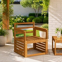 Durable Brown Armrests for Outdoor Sofas – 2 pcs