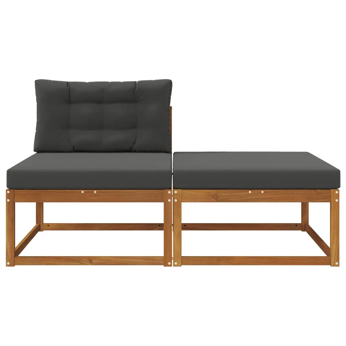 2-Piece Modular Outdoor Sectional Sofa Set