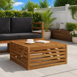 Solid Acacia Wood Outdoor Table for Garden and Patio