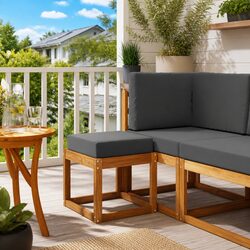 Sturdy Modular Outdoor Sectional Sofa for Versatile Seating